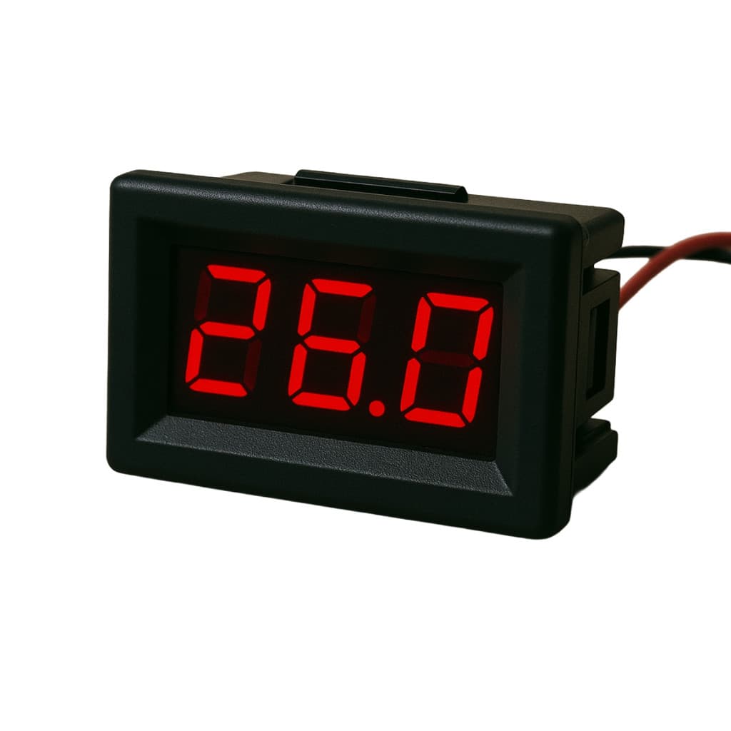 Voltimetro Medidor voltagem 5-30v Digital Automotivo Display 0.36