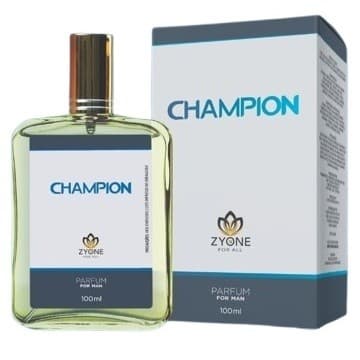 Perfume Masculino Champion Zyone Alta Fixação 25% de Essência Importada Parfum 100ml