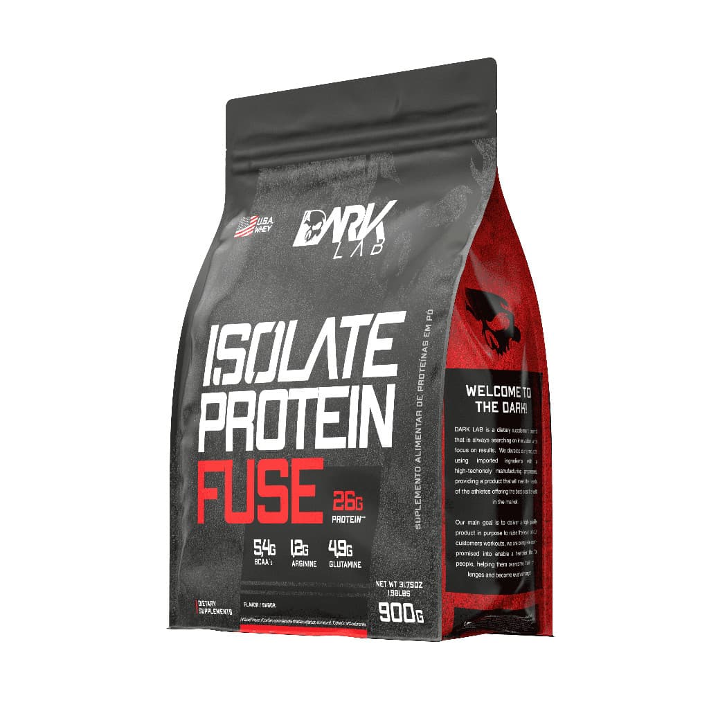 Whey Protein Fuse 900g Isolate Dark Lab  - Chocolate