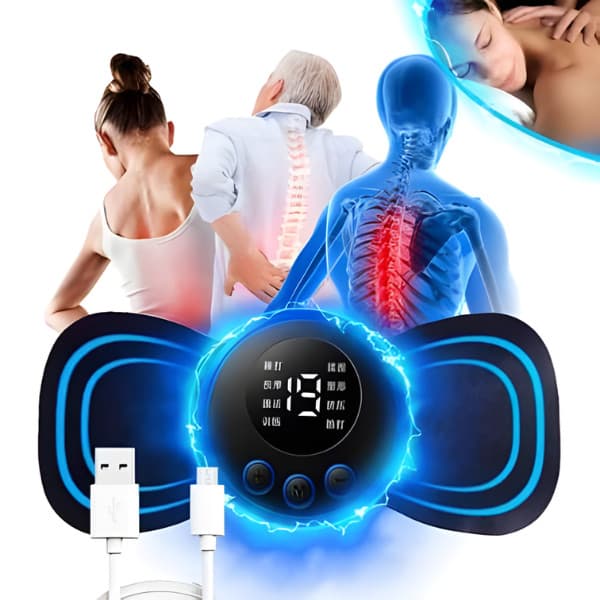 Mini Massageador Portátil Elétrico Alivia Dores Musculares