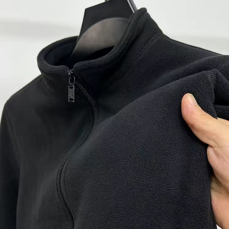 Outono inverno ao ar livre jaqueta de lã masculina jaqueta de lã dupla face forro de lã engrossado jaqueta forro cartão