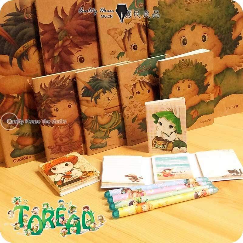 TOREAD Dolly Series Notebook Color Notebook Notebook Papel Kraft Página colorida Bloco de notas 30% de desconto no bloco