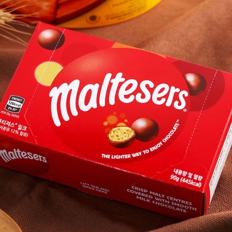 Austrália Importado Maltesers Maltesers Chocolate Manteiga de Cacau Puro Chocolate ao Leite Crocante Versão Hong Kong Ma