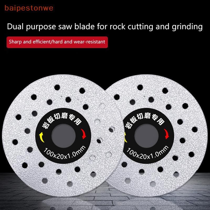 [baipestonwe] 1 Peça Discos De Corte Finos De Porcelana Cerâmica Para Máquina Rebarbadora 4 " 100mm Disco A Seco