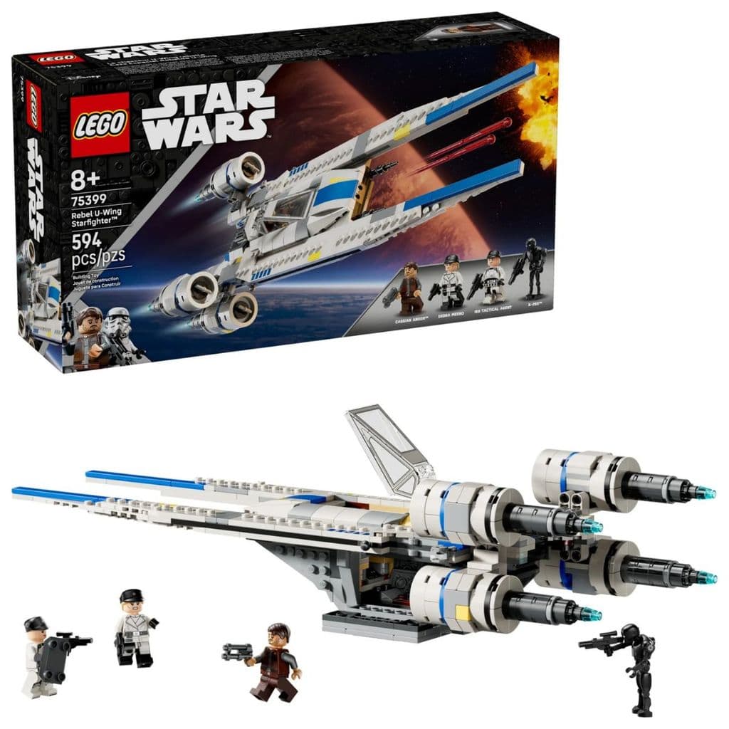 Lego Bloco de Montar Star Wars Caça Estelar Rebelde U-Wing 594 peças - 75399