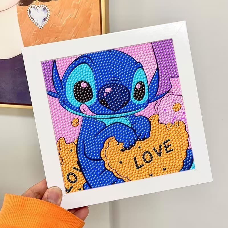 Kit Pintura De Diamante 5d Diamond Painting (Lilo & Stitch da Disney)