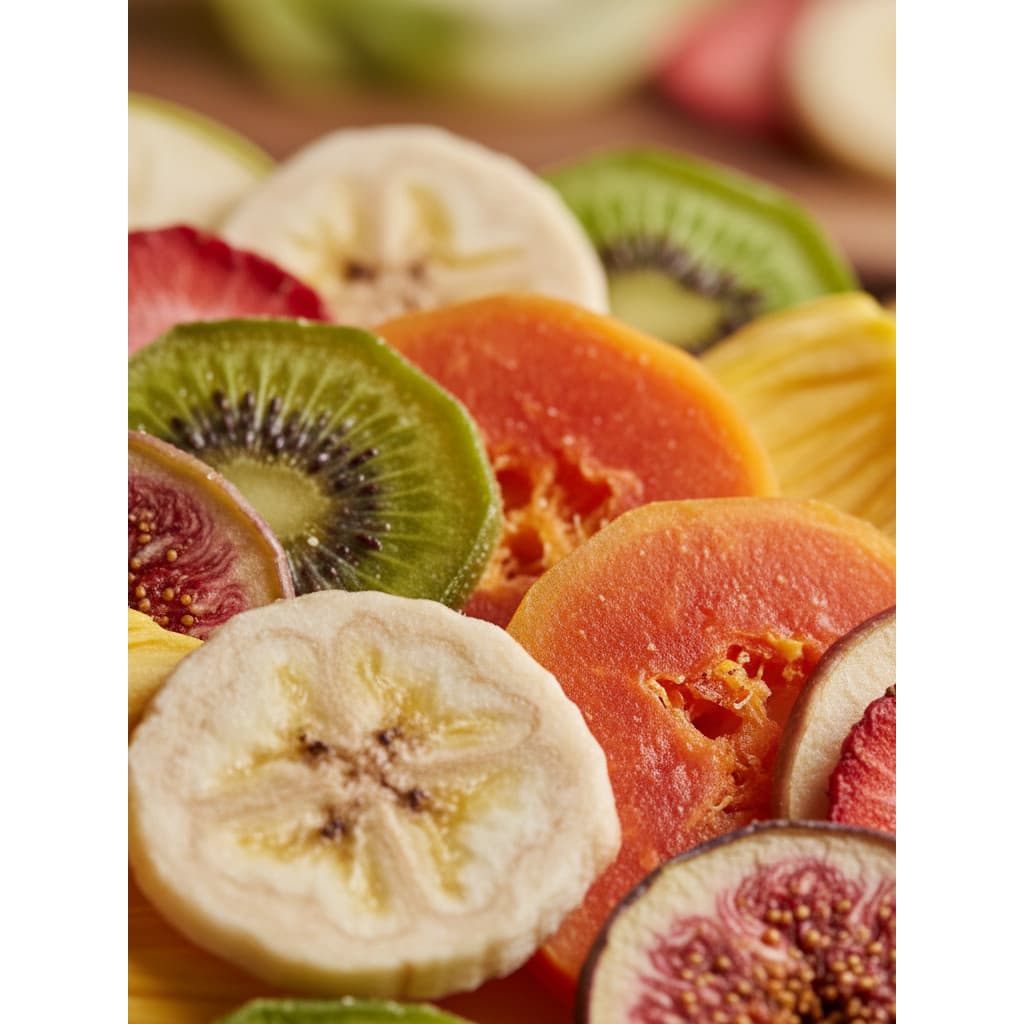 Lysera Mix Frutas Tropicais Desidratadas Chips 100% Natural Premium Snack Saudável