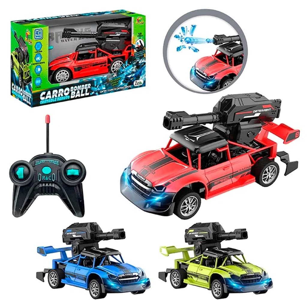 Carrinho Controle Remoto Bomber Multifuncional Luzes Acrobac