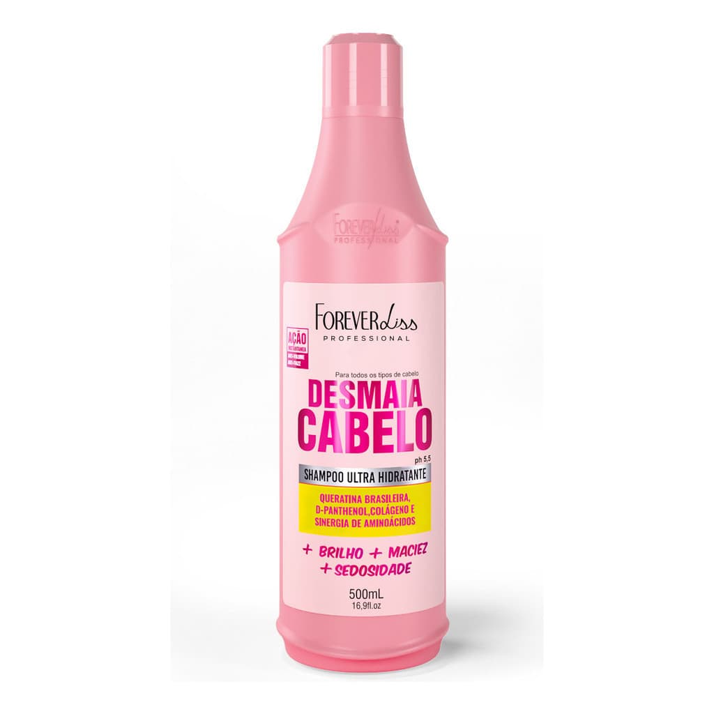 Shampoo Forever Liss Desmaia Cabelo Ultra Hidratante 500ml