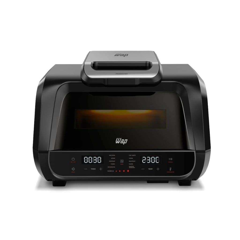 Airfryer Barbecue Smoker Digital WAP WC AB1090 10L 1700W 12 Funções Programadas