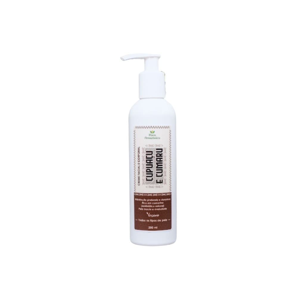 Creme Facial e Corporal de Cupuaçu e Cumaru (Hidratante /Antioxidante /Vitamina C Anti-Idade)