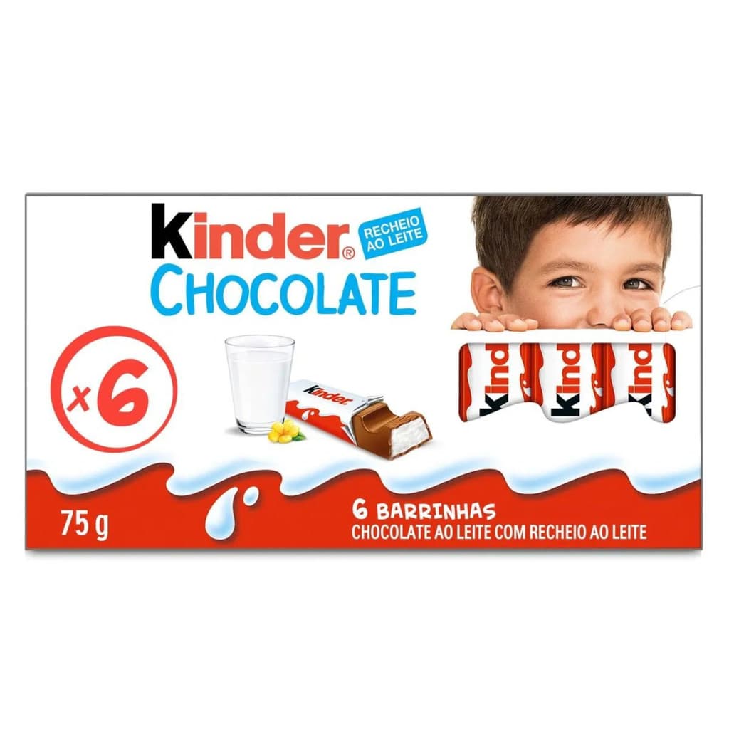 CHOCOLATE KINDER 75G Importado Original Pronta Entrega
