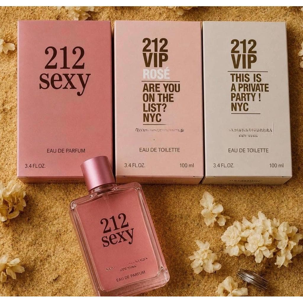 Perfume Feminino 3 unid importado 100ml