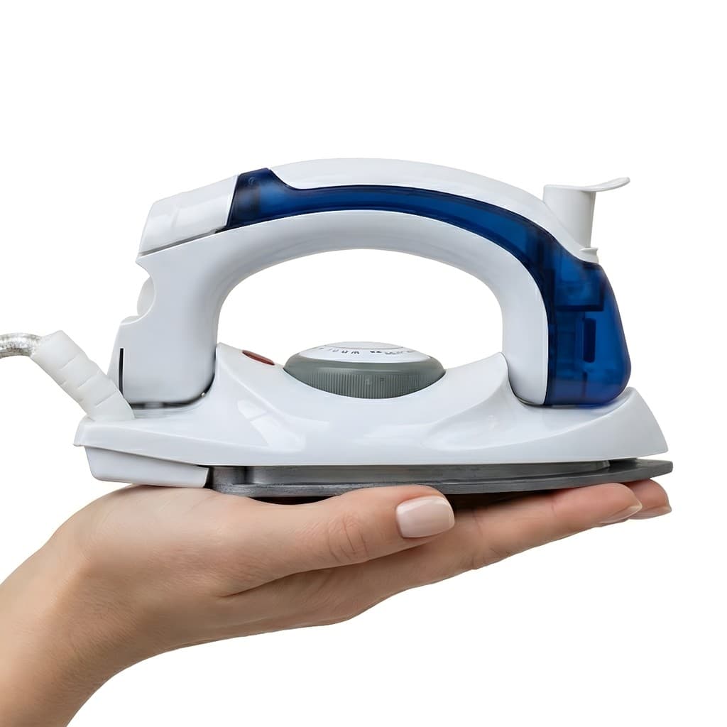 Mini Ferro De Passar Roupa Elétrico Portátil Vapor Potente 127 volts Ideal Para o Dia a Dia e Viagens