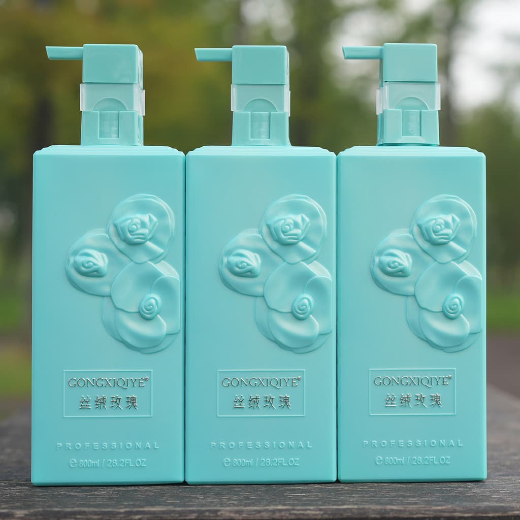 Parabéns veludo rosa shampoo hidratante profundo controle de óleo fofo Natural anticaspa shampoo creme de neve condicion