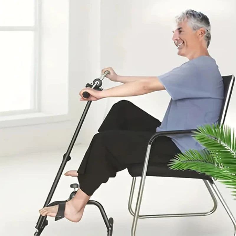 Pedaleira e Mini Bicicleta Ergométrica Para Mãos e Pés |Aparelho de Exercícios Portátil para Braços e Pernas