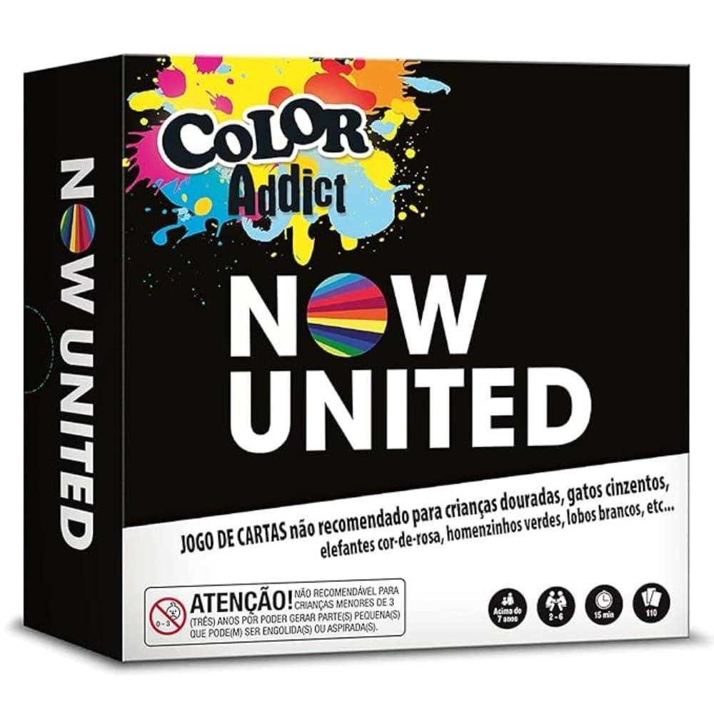 JOGO COLOR ADDICT NOW UNITED COPAG 110 CARTAS BARALHO ORIGINAL DIVERSÃO BRINCADEIRA CRIANÇAS FAMÍLIA