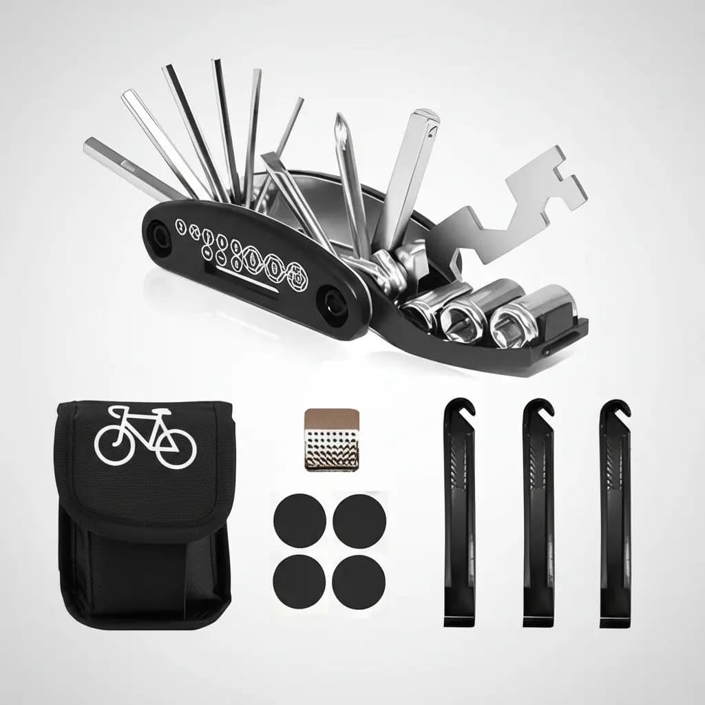Kit Ferramentas Primeiros Socorros Ciclista Compacto Prático