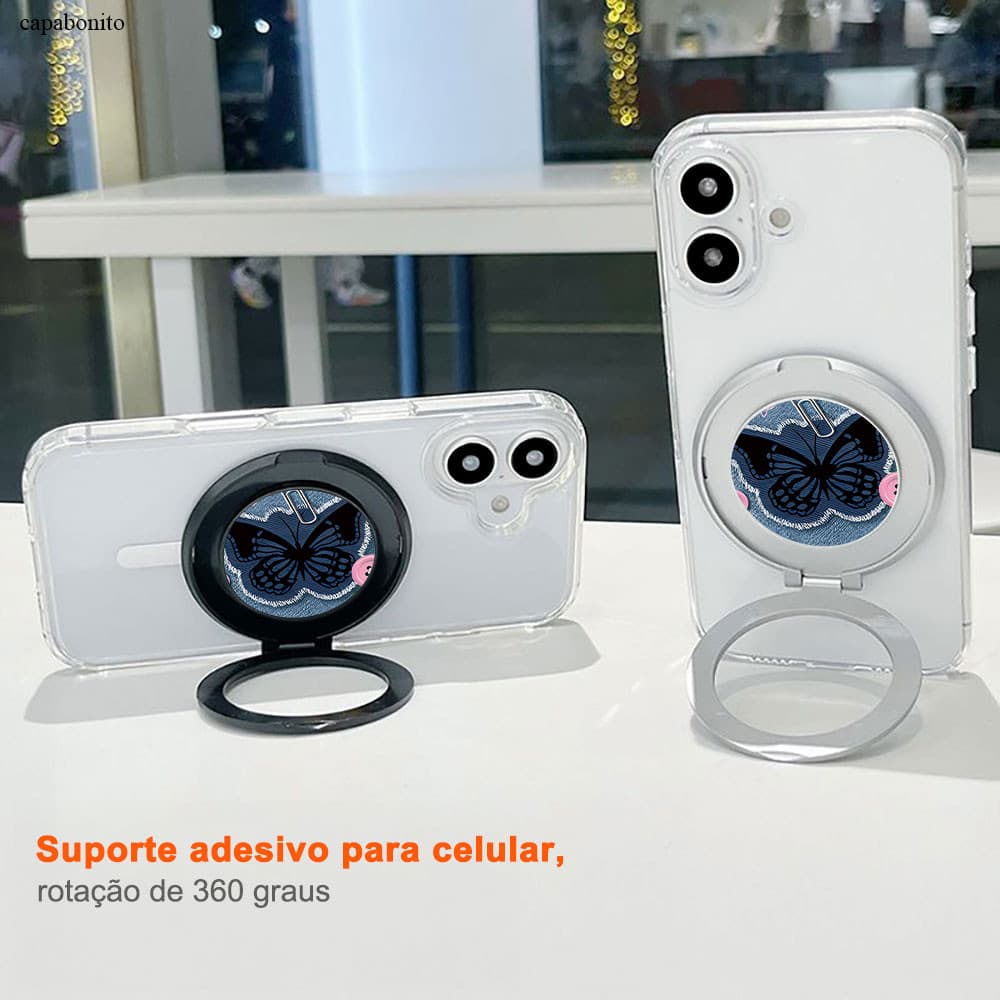 Suporte Para Celular Capinha De Celular Magnético Borboleta ZJ013-23