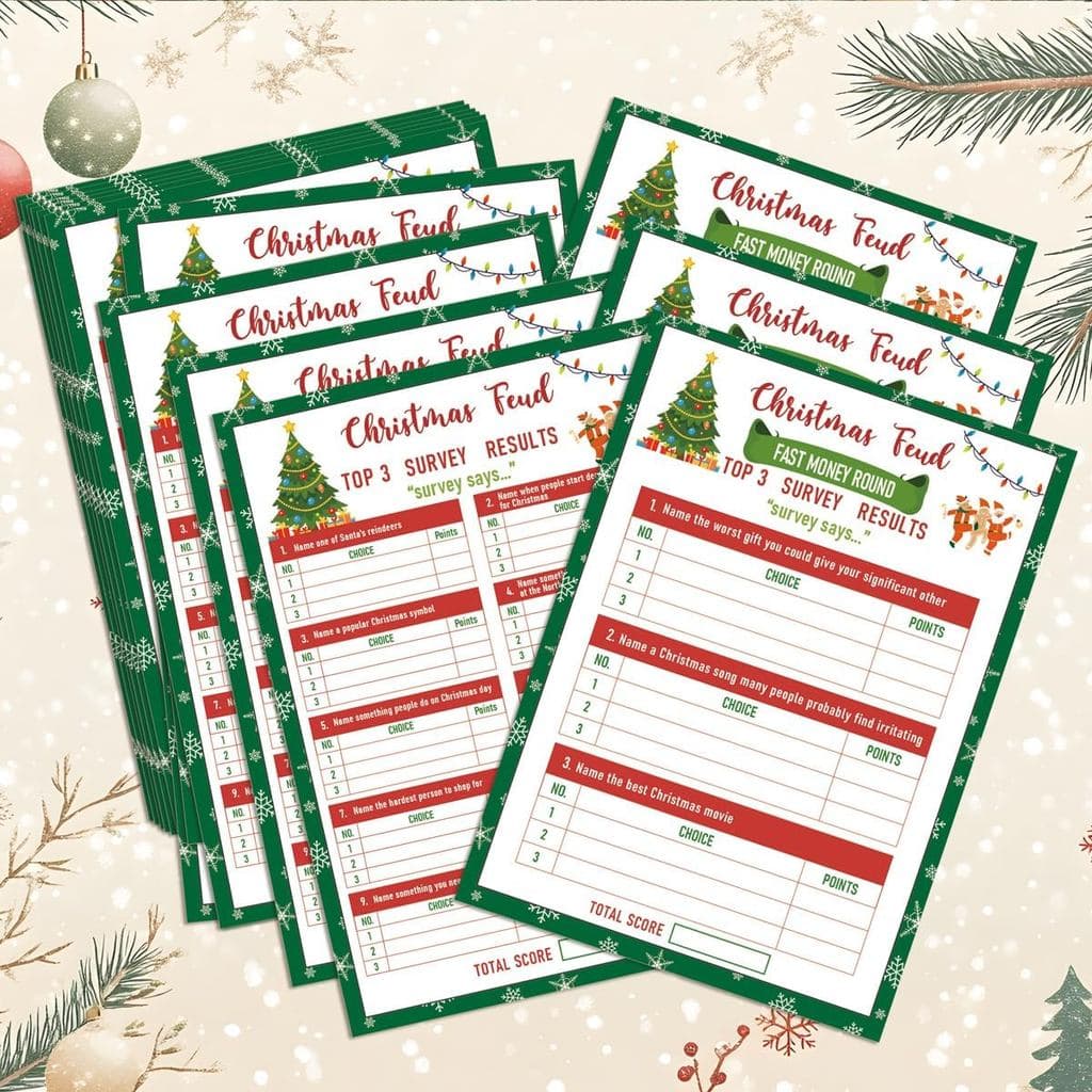 Jogo de Família de Natal, Jogos de Festa de Natal para Adultos e Família, Atividade para Festa de Escritório-CHMTXF02