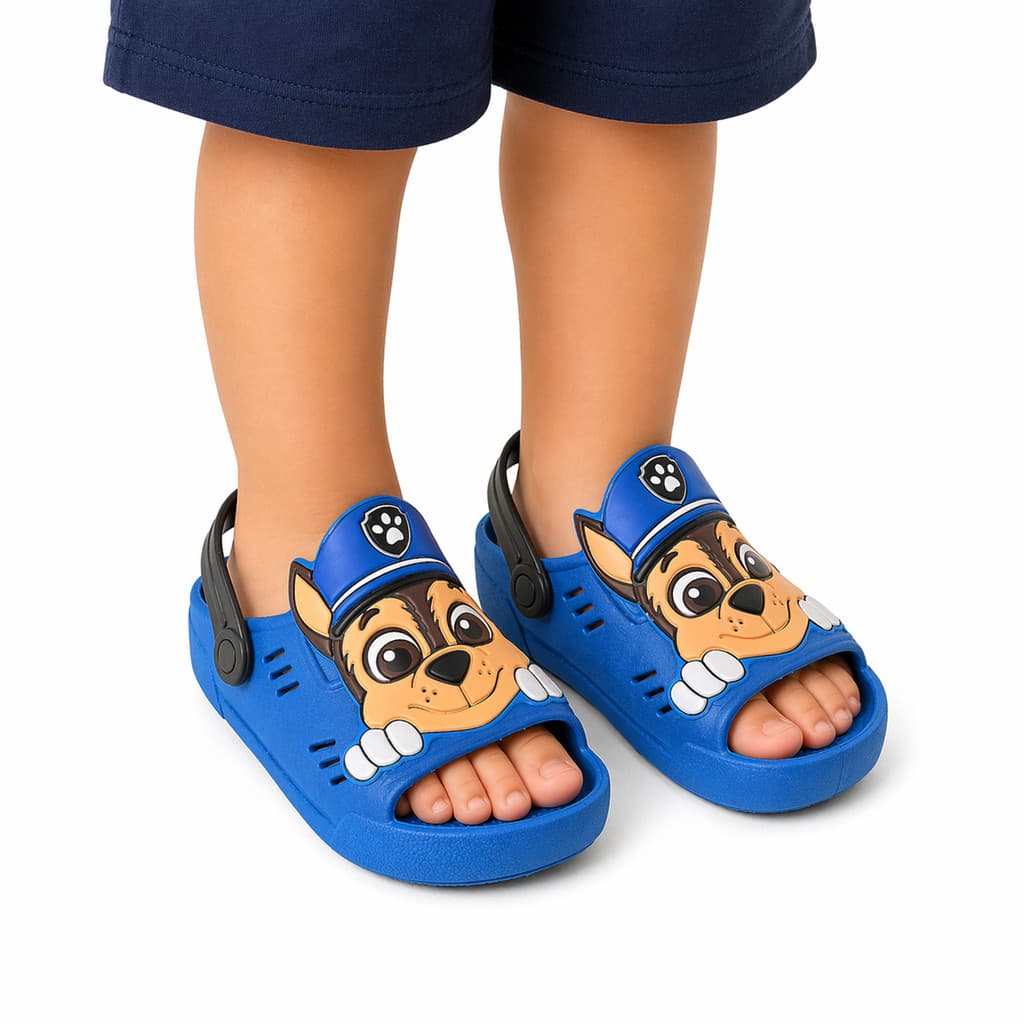 Sandália Infantil Confortável Azul - Calçados de Menino Moda Infantil