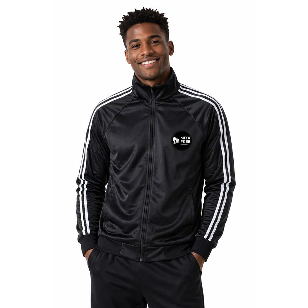 Jaqueta Gola Alta Masculina com Faixas Dryfit Moda Outono/Inverno 2K26
