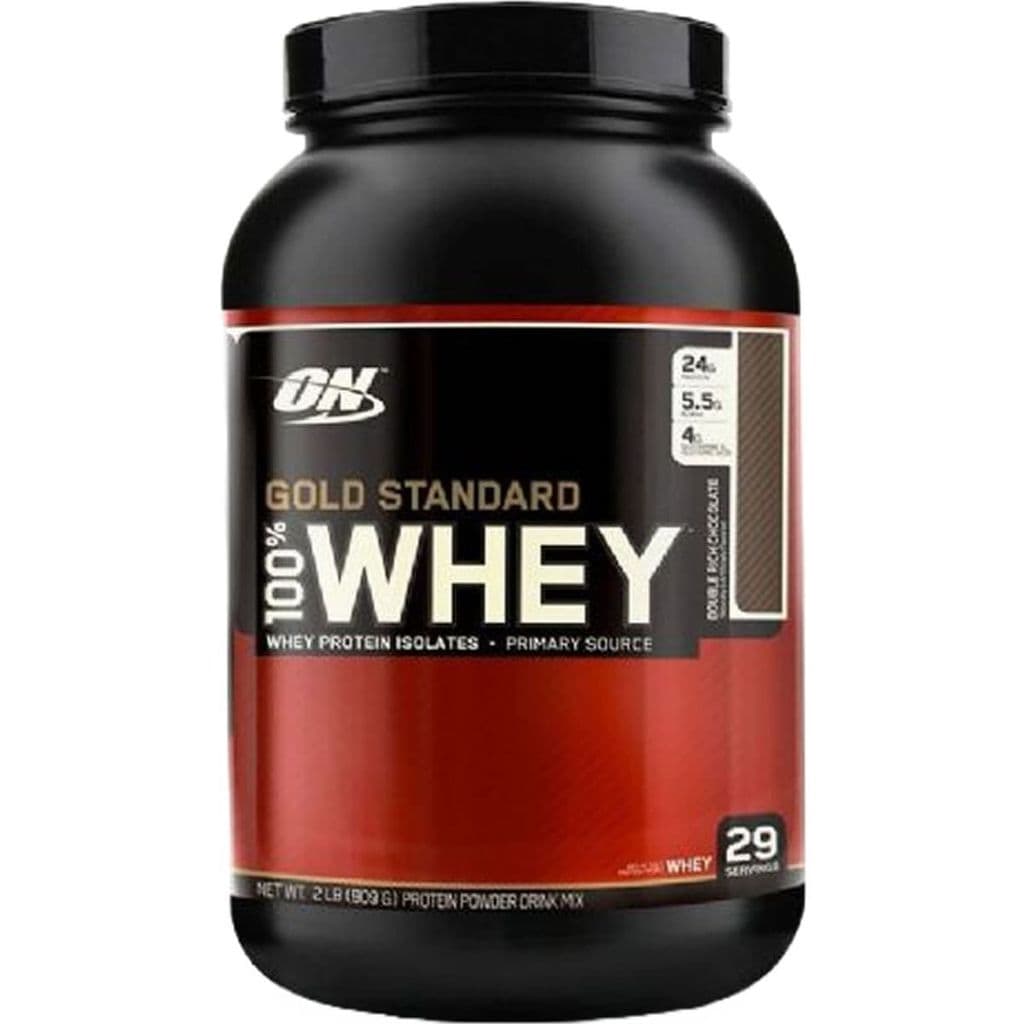 Whey Protein 100% Gold Standard - 907g Double Rich Chocolate - Optimum Nutrition