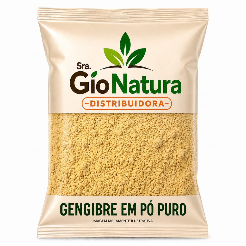 Gengibre em Pó. 100% puro 2kg 1kg 500g 300g  com Laudo de Qualidade