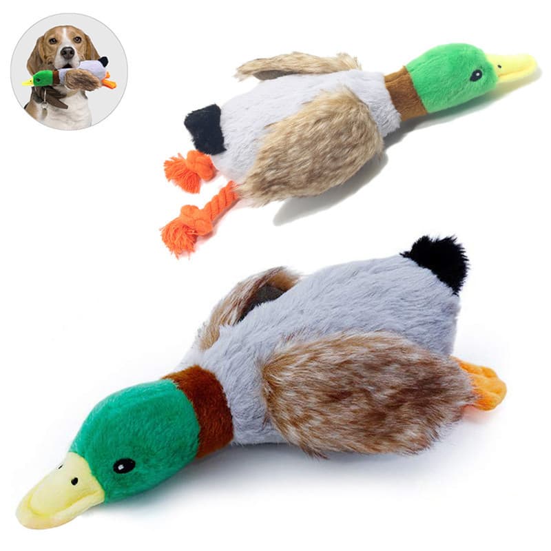 Brinquedos De Pelúcia Ganso Para Cachorro De Estimação Squeak Interactive Brinquedo