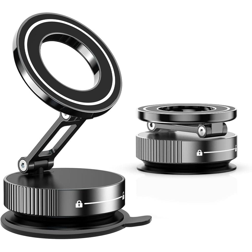 Suporte Magnético Para Telefone Carro , 360 ° Ajustável Do Vácuo , Dobrável Da Ventosa iPhone 12-17 Pro Max Plus Ar
