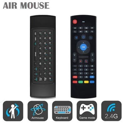 Air Flying Mouse Sem Fio 2.4G Mouse Teclado Controle Remoto Teclado Mouse Computador TV Rede Caixa