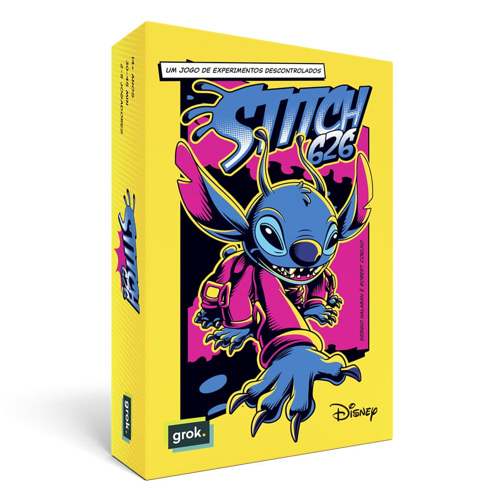 Jogo Cartas Stitch 626 Junte Os Primos Para Sua Ohana(Família) E Enfrente Experimentos Descontrolados Board Game Grok