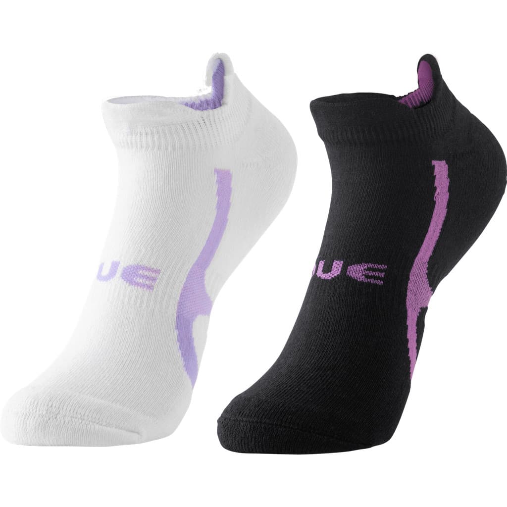 Meia Fitness Pro feminina - 1 kit com 2 pares sortidos