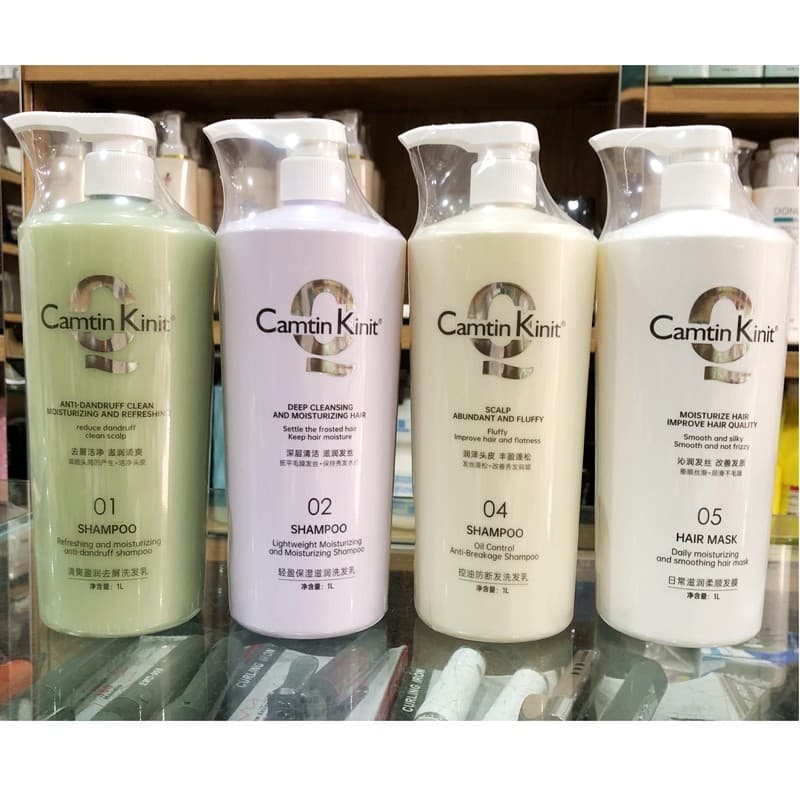 Camtinkinit Shampoo Hidratante Condicionador Controle de Óleo Anticaspa Shampoo Fofo Reparação de Cabelo Máscara Capilar