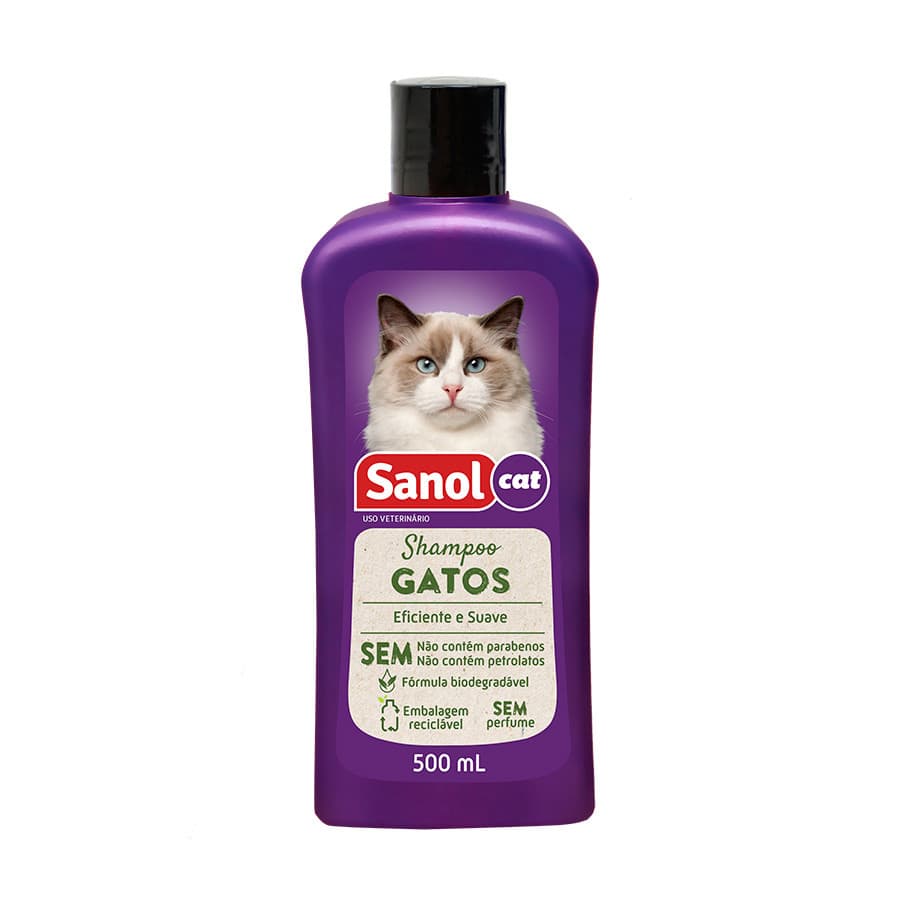 Shampoo Sanol para Gatos 500ml
