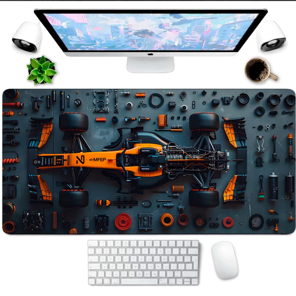 Mouse Pad Apoio Para PC Para Notebook Gamer Personalizado 80x30 Extra Grande Superfície Premium Alta Precisão Antiderrap