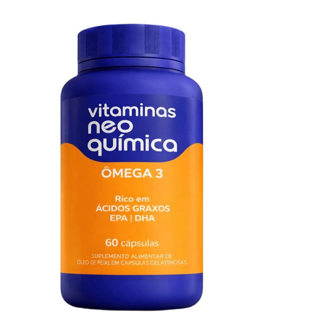 Ômega 3 Neo Química 1000mg 60 Cápsulas EPA DHA