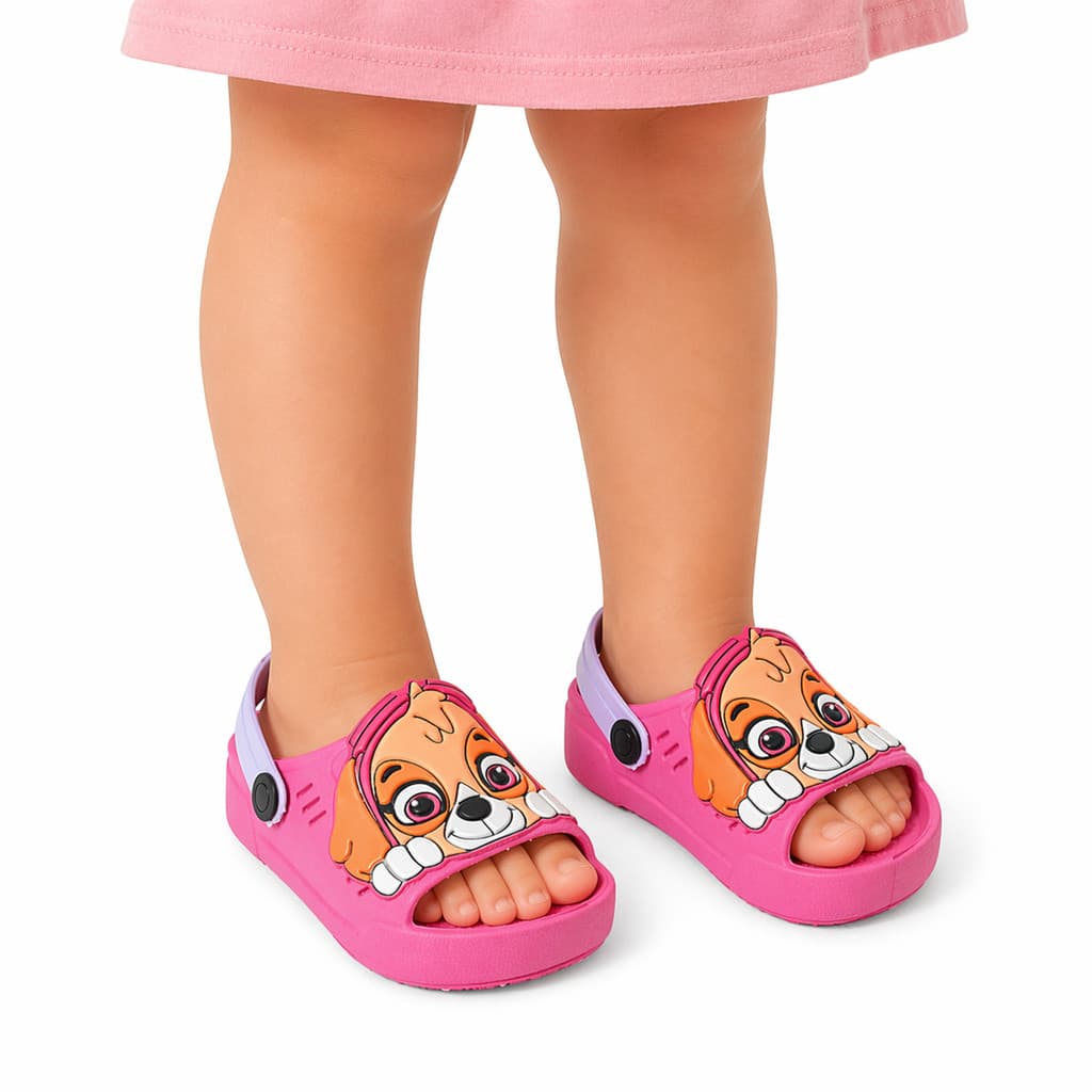 Sandália Infantil Confortável Rosa - Calçados de Menina Moda Infantil
