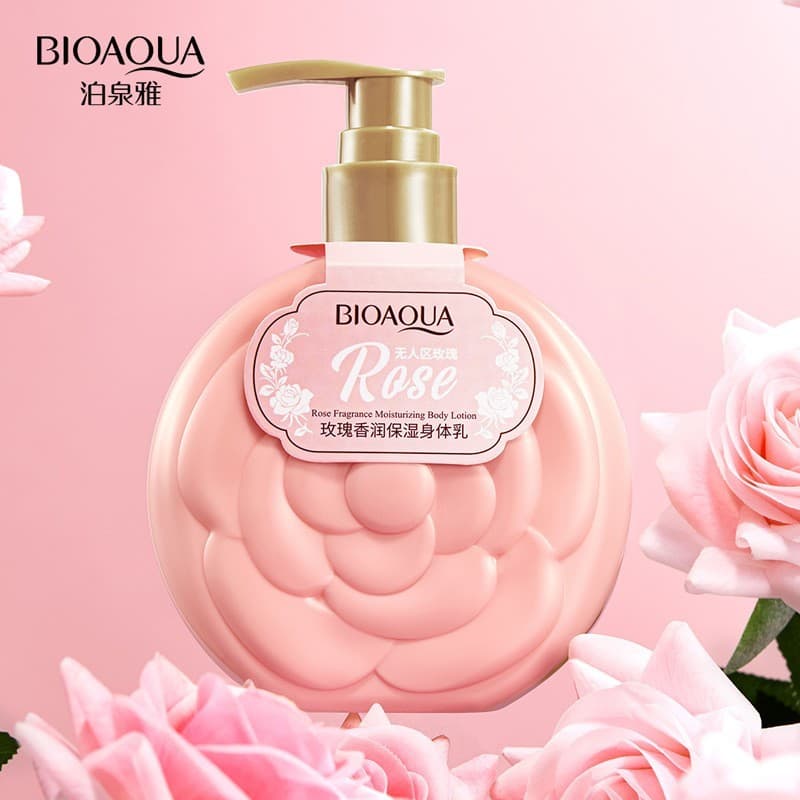 Rosa fragrância hidratante loção corporal hidratante refrescante não pegajoso hidratante Floral fragrância de longa dura