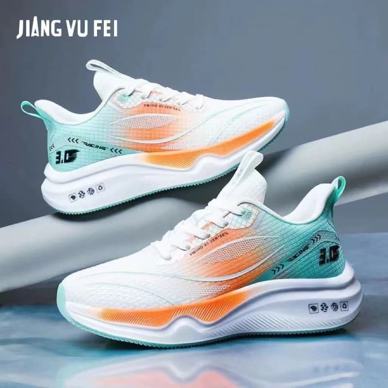 Tênis de corrida masculino verão novo estilo malha Ultra-leve tênis de corrida sapatos esportivos respirável absorção de