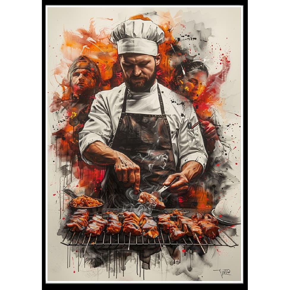 Um Conjunto De Kit De Pintura De Diamante Com Padrão De Comida/Hambúrgueres/Bife , DIY 5D Mosaico Em Tela Fazendo Artesa