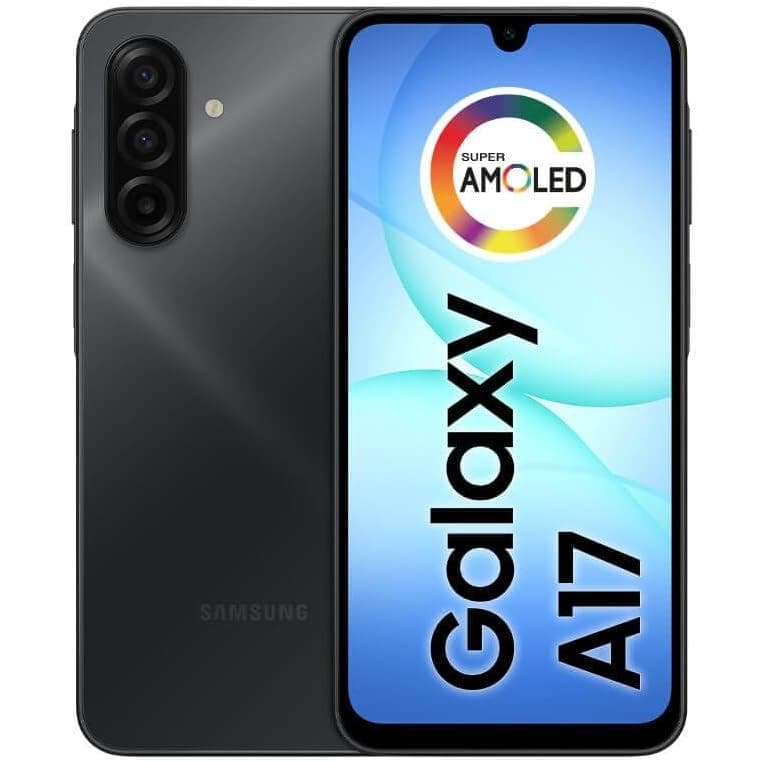 Celular Samsung Galaxy A17 Com Ia, 256gb, 8gb Ram, Câm De 50mp, Tela De 6.7 , Nfc, Ip54 - Preto