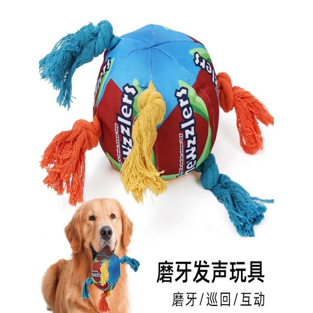 Novo estilo de brinquedo para cachorro de estimação, bola torcida para cheirar doces, brinquedo para cachorro, Molar, ed