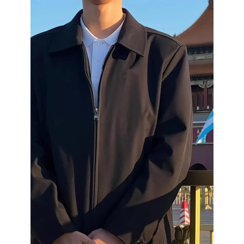Preto High-End rufião bonito administrativo jaqueta masculina negócios cleanfit jaqueta masculina primavera outono madur