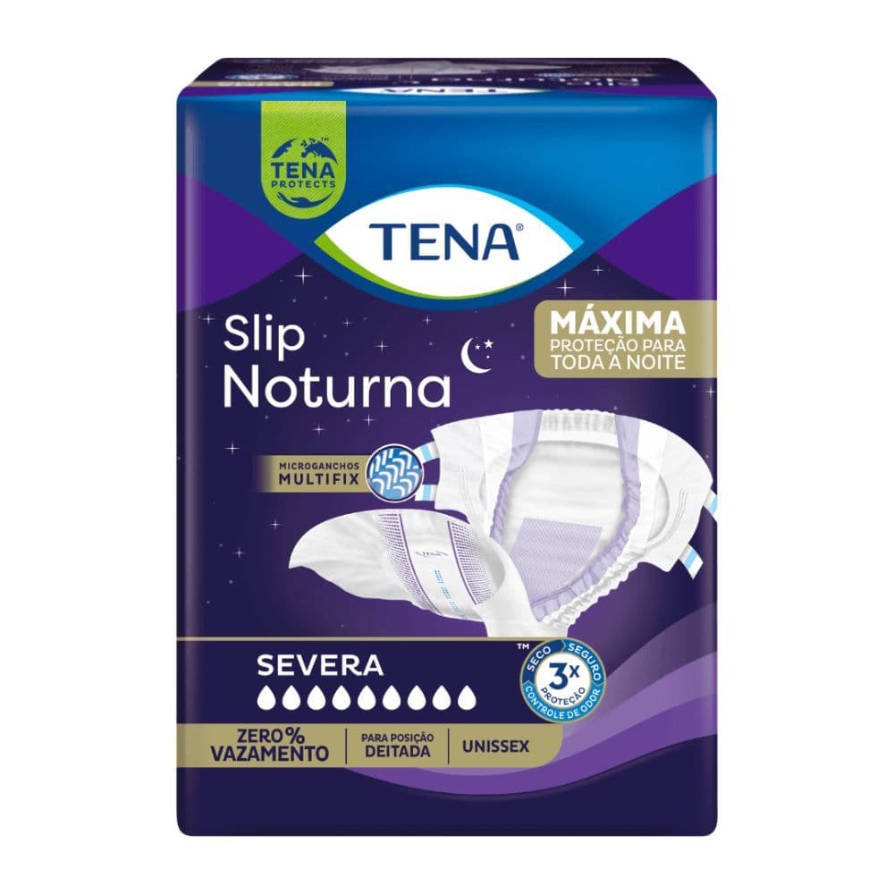 Fralda Geriátrica Tena Slip Noturna c/16 Unidades