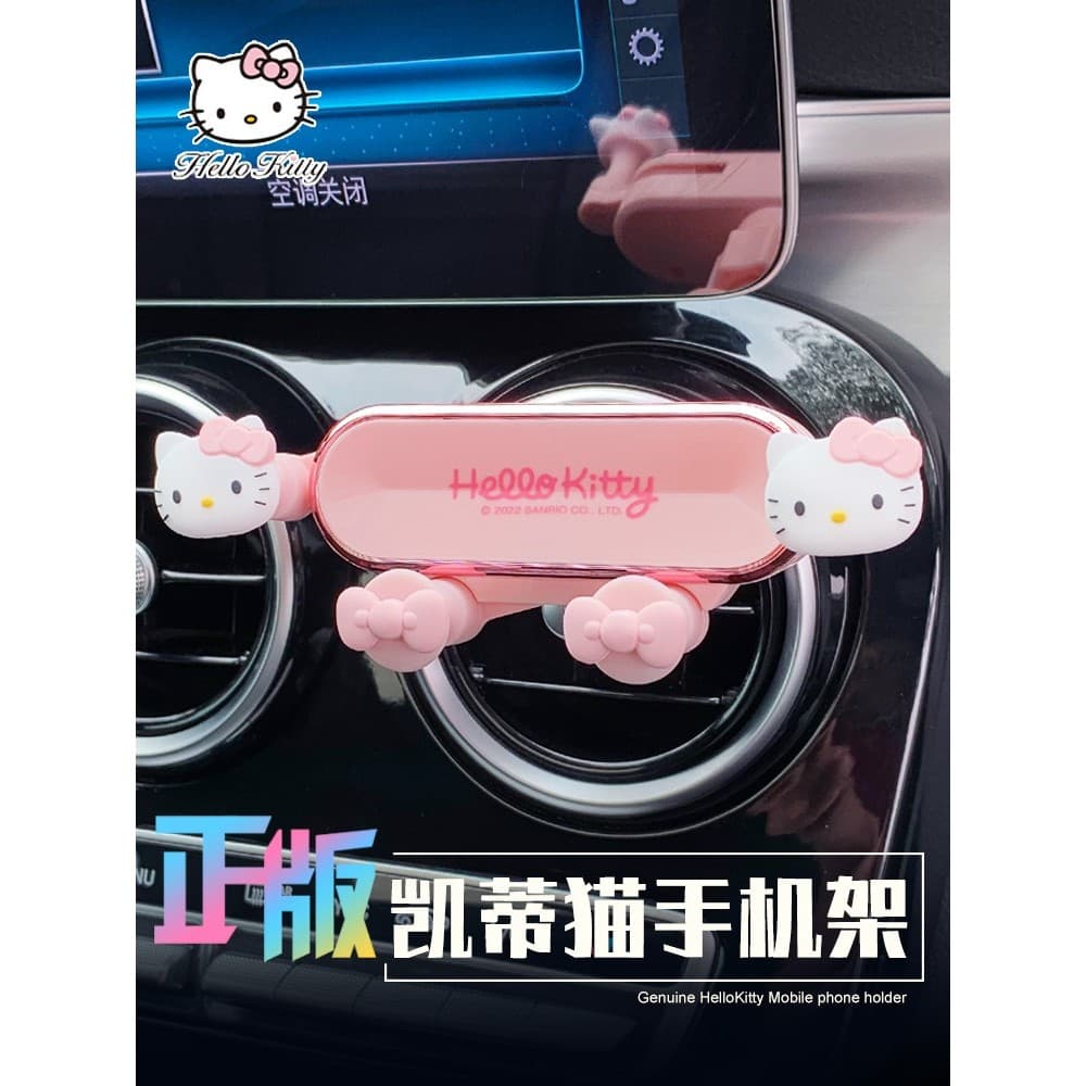 Suporte do telefone do carro dos desenhos animados bonito decoração do carro suprimentos Interior saída de ar do carro s