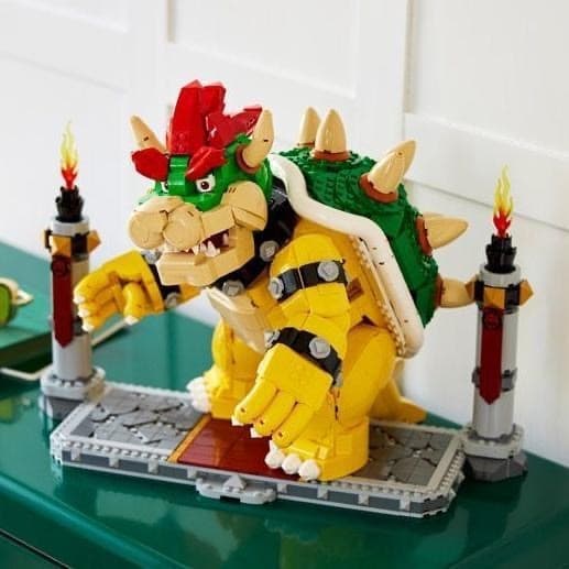 Blocos de montar Lego da série Mario Bowser com 2087 peças, brinquedo educativo