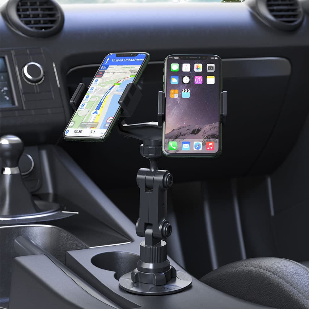 Suporte de copo do carro suporte do telefone móvel clipe de fixação de navegação do carro posição do copo de água ipad T