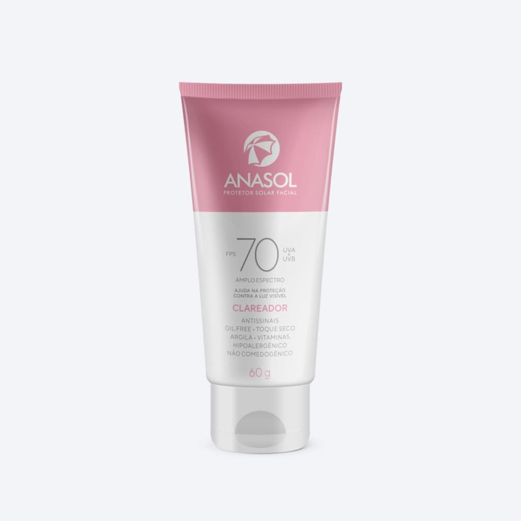Anasol Protetor Solar Facial Clareador FPS70 60g