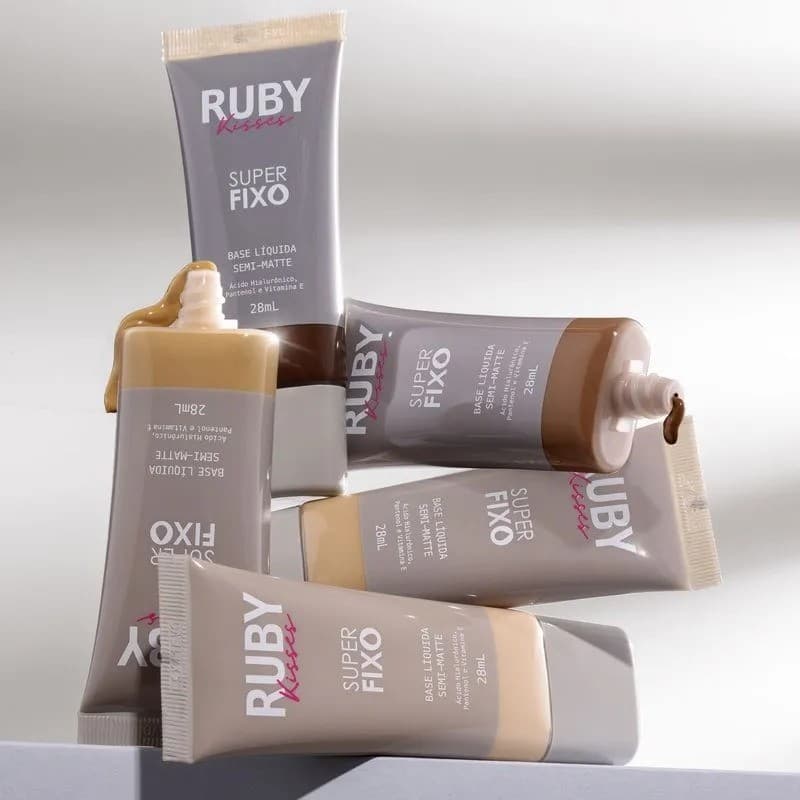 Base Líquida Semi-Matte Ruby Kisses Super Fix 28ml